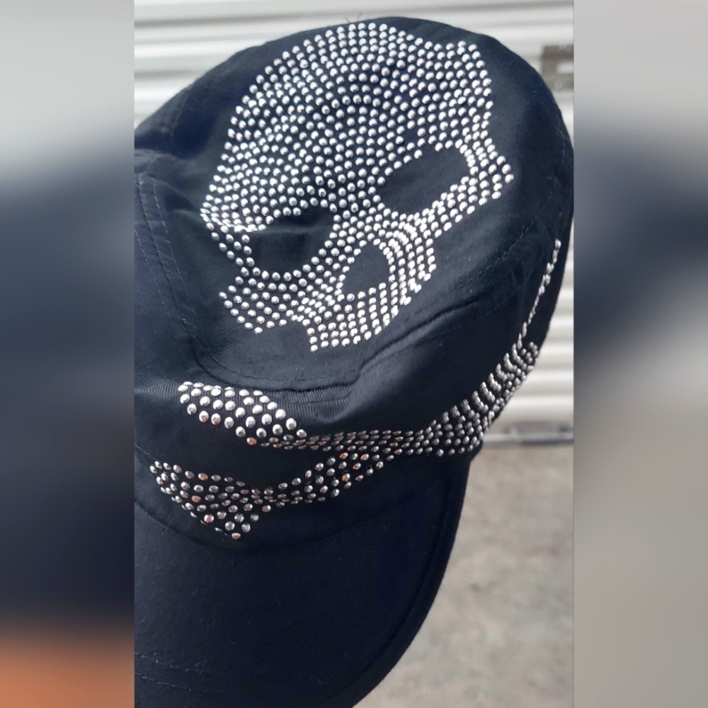 $ $ S O L D $ $ Gem Studded Skull & Crossbones